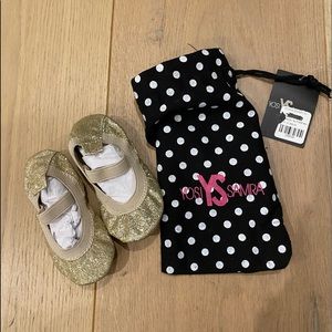 Yosi Samra gold shoes